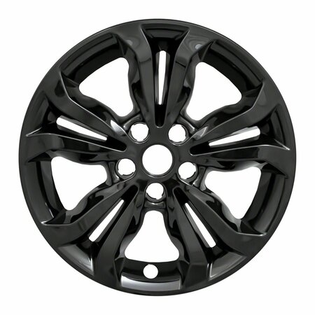 COAST2COAST 16", 5 Split Spoke, Gloss Black, Plastic, Set Of 4 IWCIMP442BLK